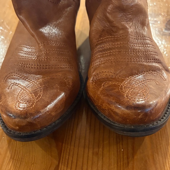 Franco Sarto Brown Ankle Boots vintage - Picture 5 of 10